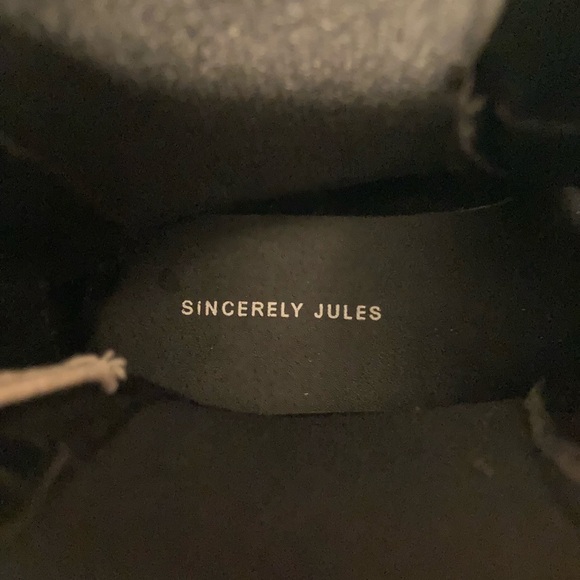 NWOB SINCERELY JULES Faux Suede Boots - Picture 10 of 12